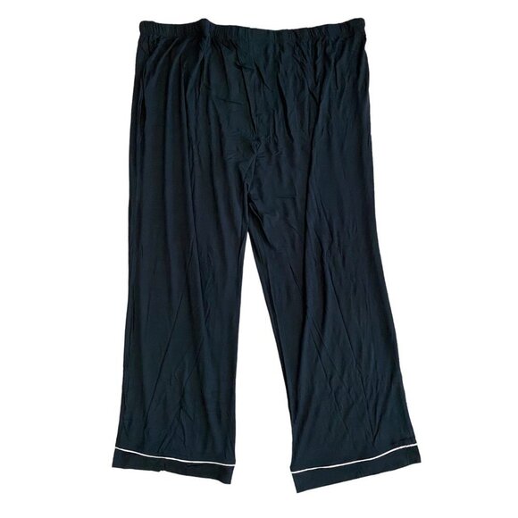 Stars Above Womens Black Long Sleeve Top and Pants Pajama Set Plus Size 3X - Picture 6 of 9